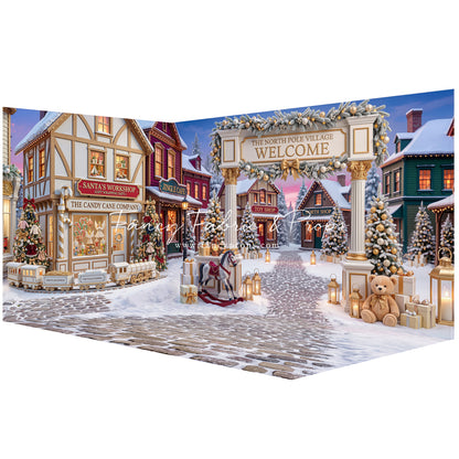 North Pole Village Welcome - Room Set