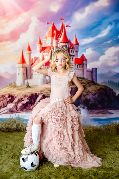 Ocean Side Fortress -Magenta Top- With Sweep Option