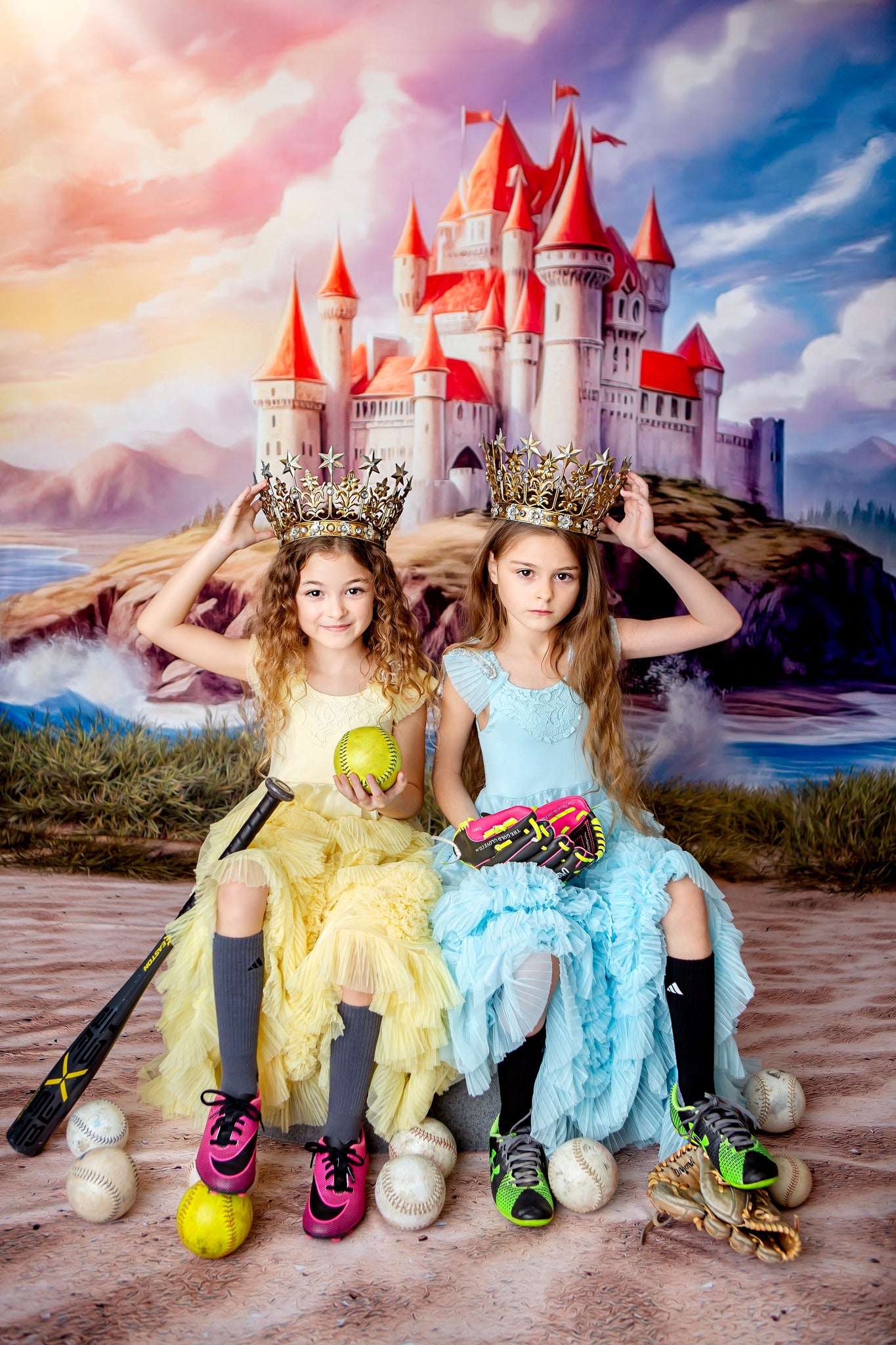 Ocean Side Fortress -Magenta Top- With Sweep Option