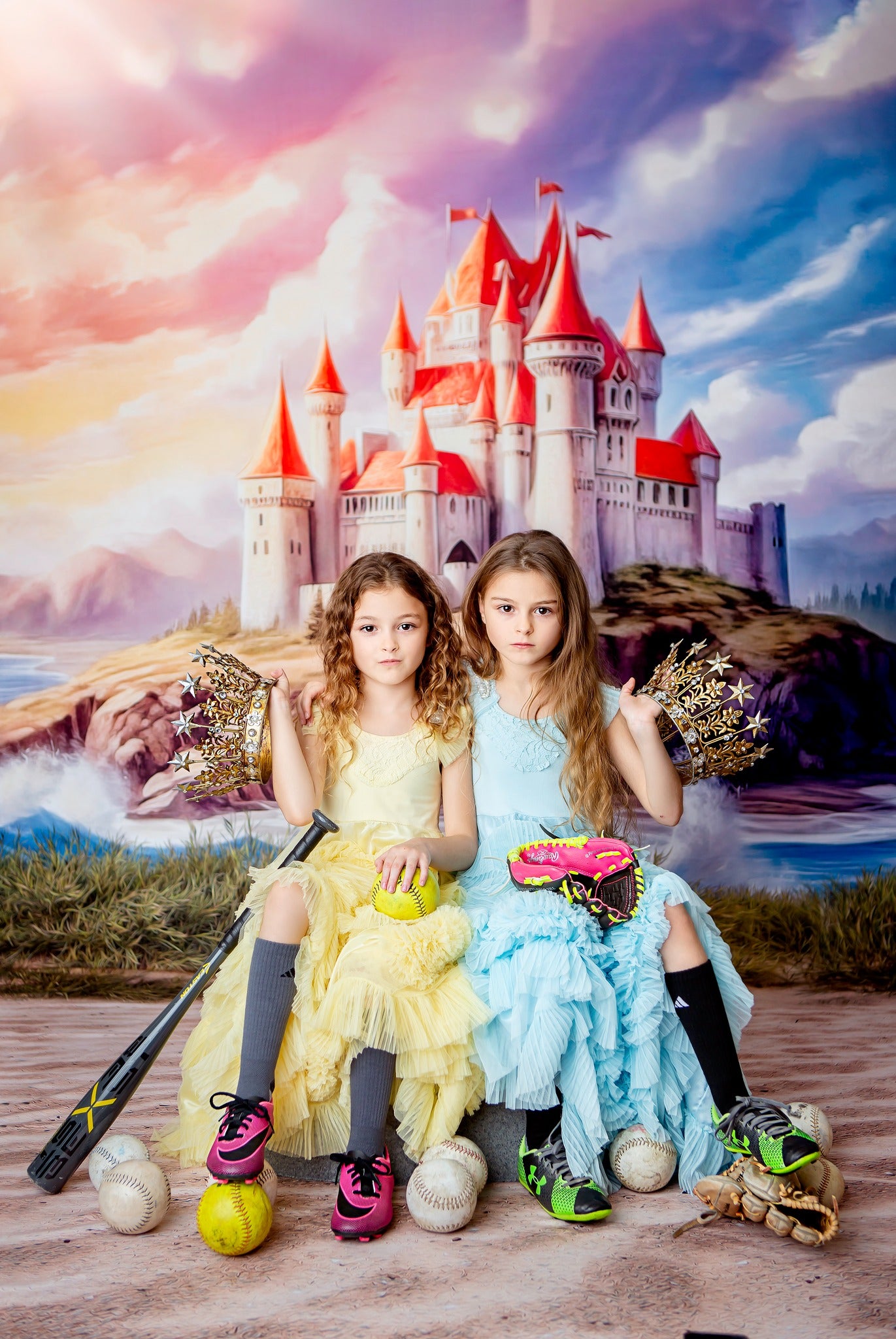 Ocean Side Fortress -Magenta Top- With Sweep Option