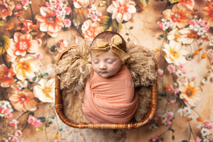 Painted Floral Peach - Petite