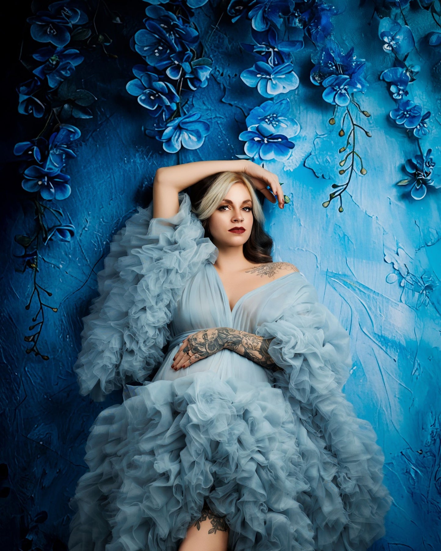 Painted Ocean Wisteria - Sweep Only