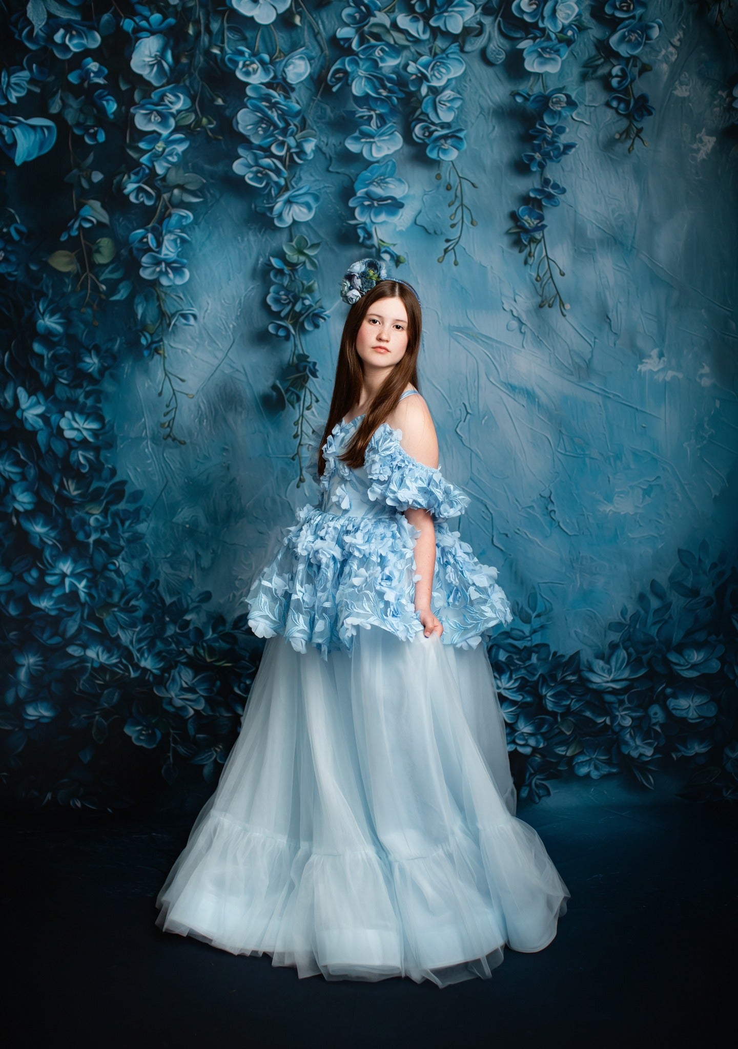 Painted Ocean Wisteria - Sweep Only