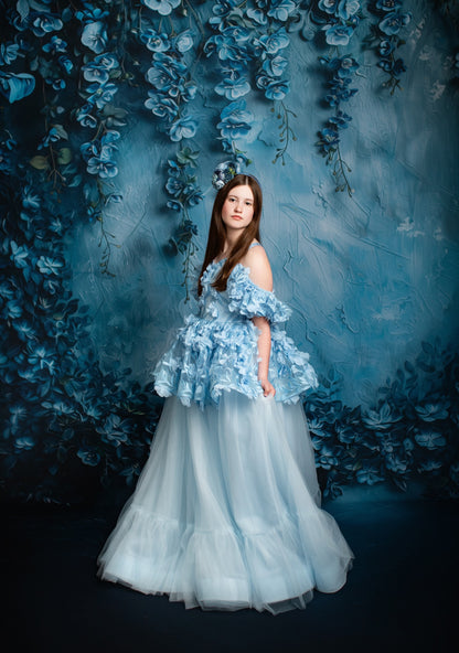 Painted Ocean Wisteria - Sweep Only