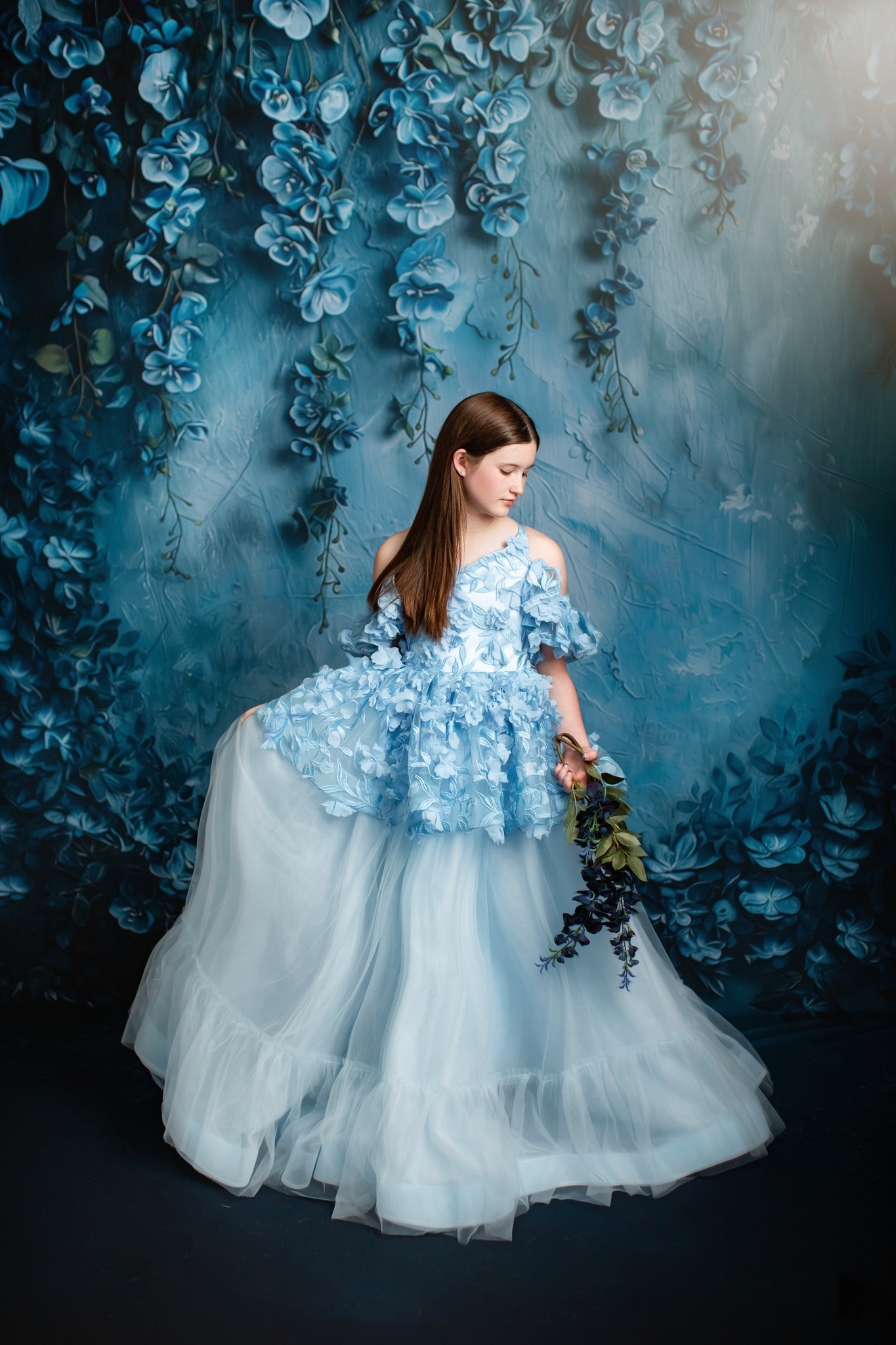 Painted Ocean Wisteria - Sweep Only