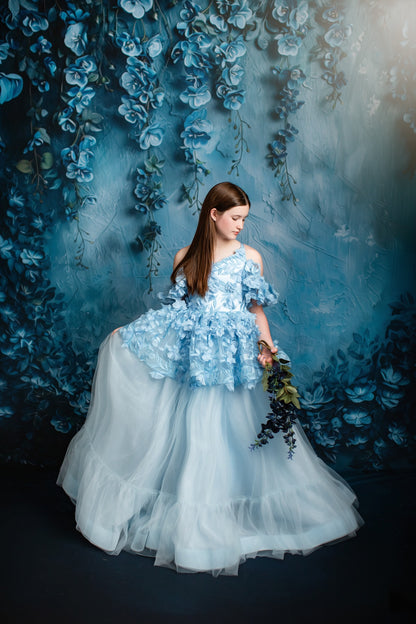 Painted Ocean Wisteria - Sweep Only