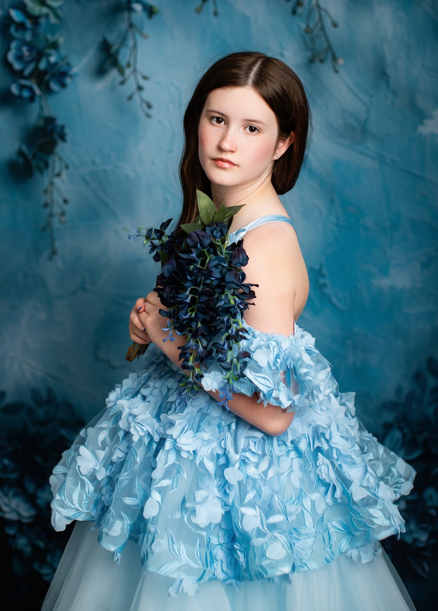 Painted Ocean Wisteria - Sweep Only