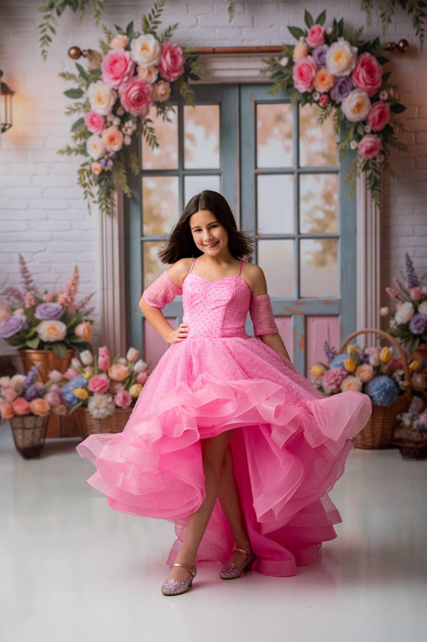 Pastel Garden Doors - With Sweep Option