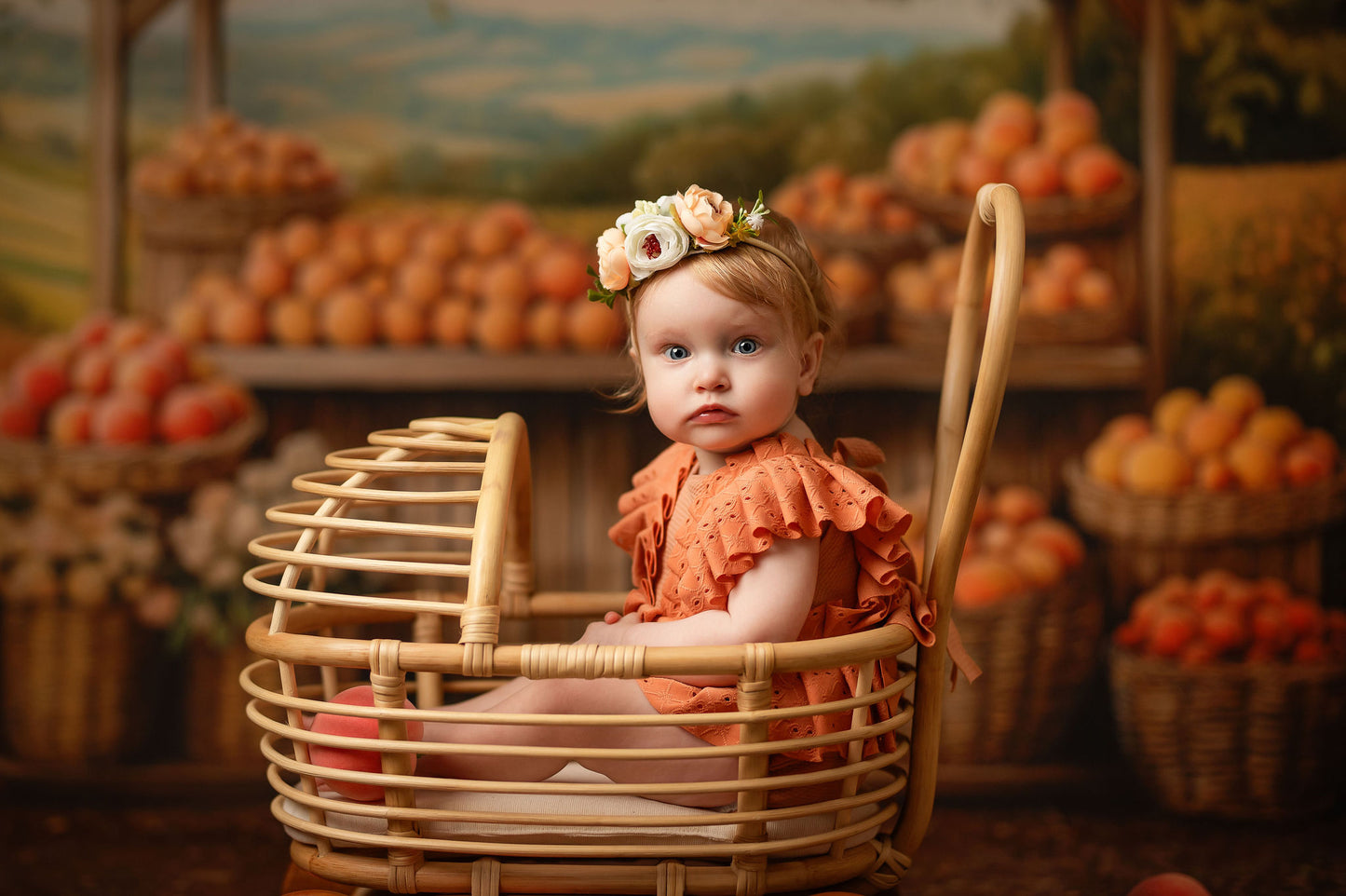 Peach Blossom Grove - With Sweep Option