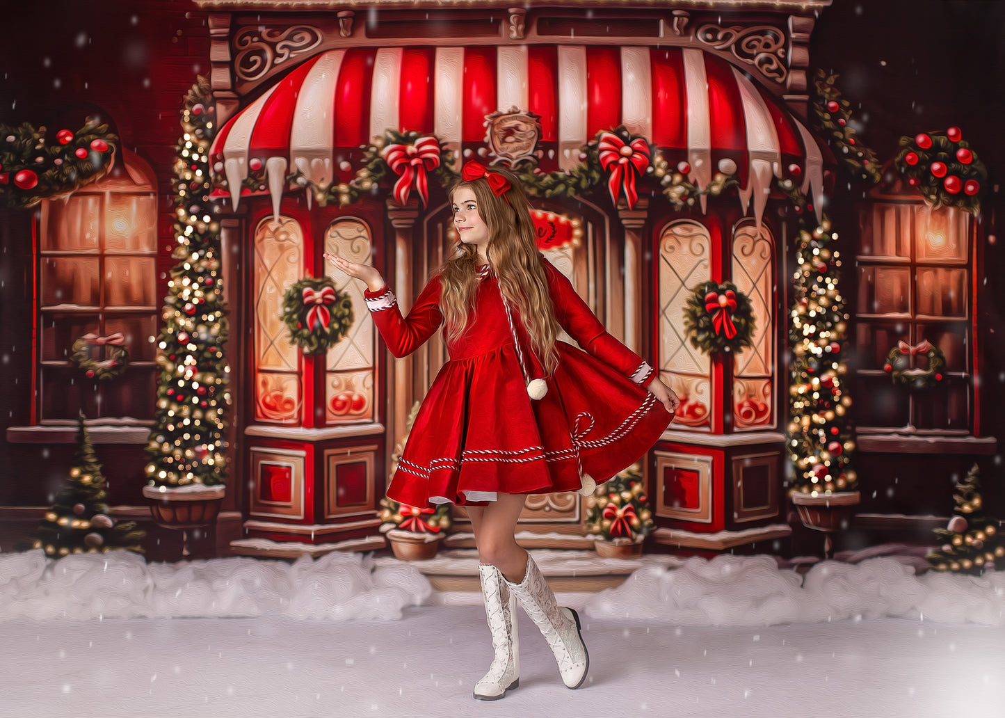 Peppermint Cheer Store - with Sweep Option