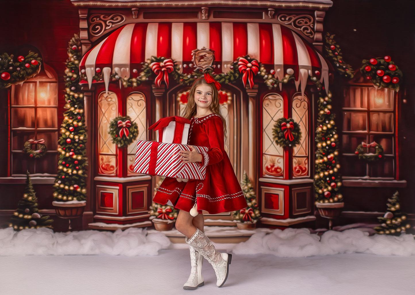 Peppermint Cheer Store - with Sweep Option