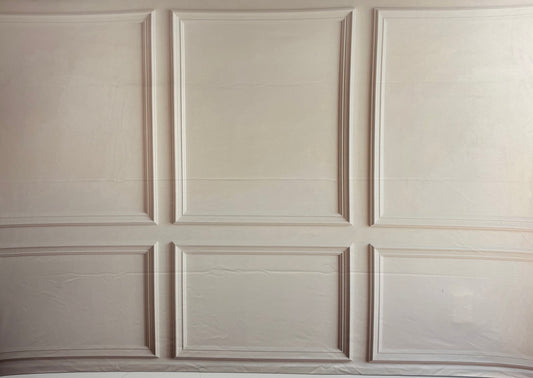 RTS Simple Ivory Panel Wall - 90x60" Value Luxe - Pink Tint - 60% Off