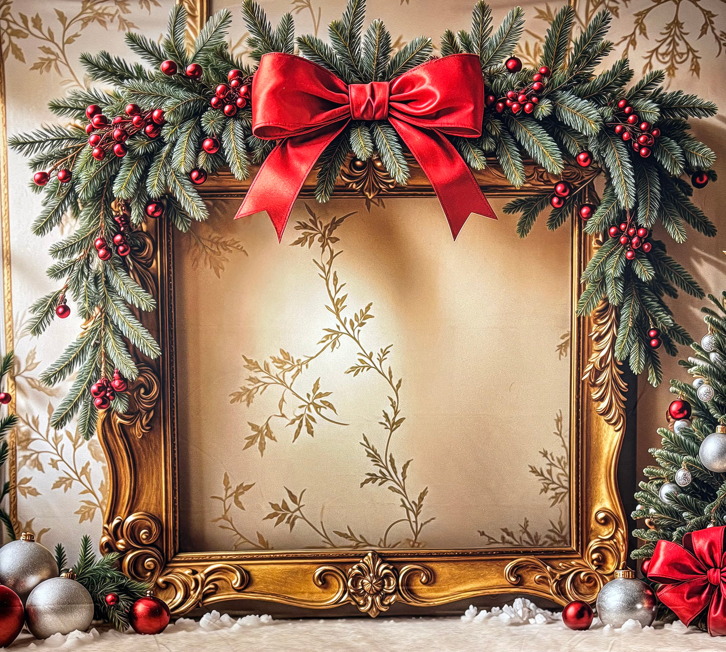 RTS Holiday Portrait Room - 12x9' Value Luxe - Hole - 60% Off