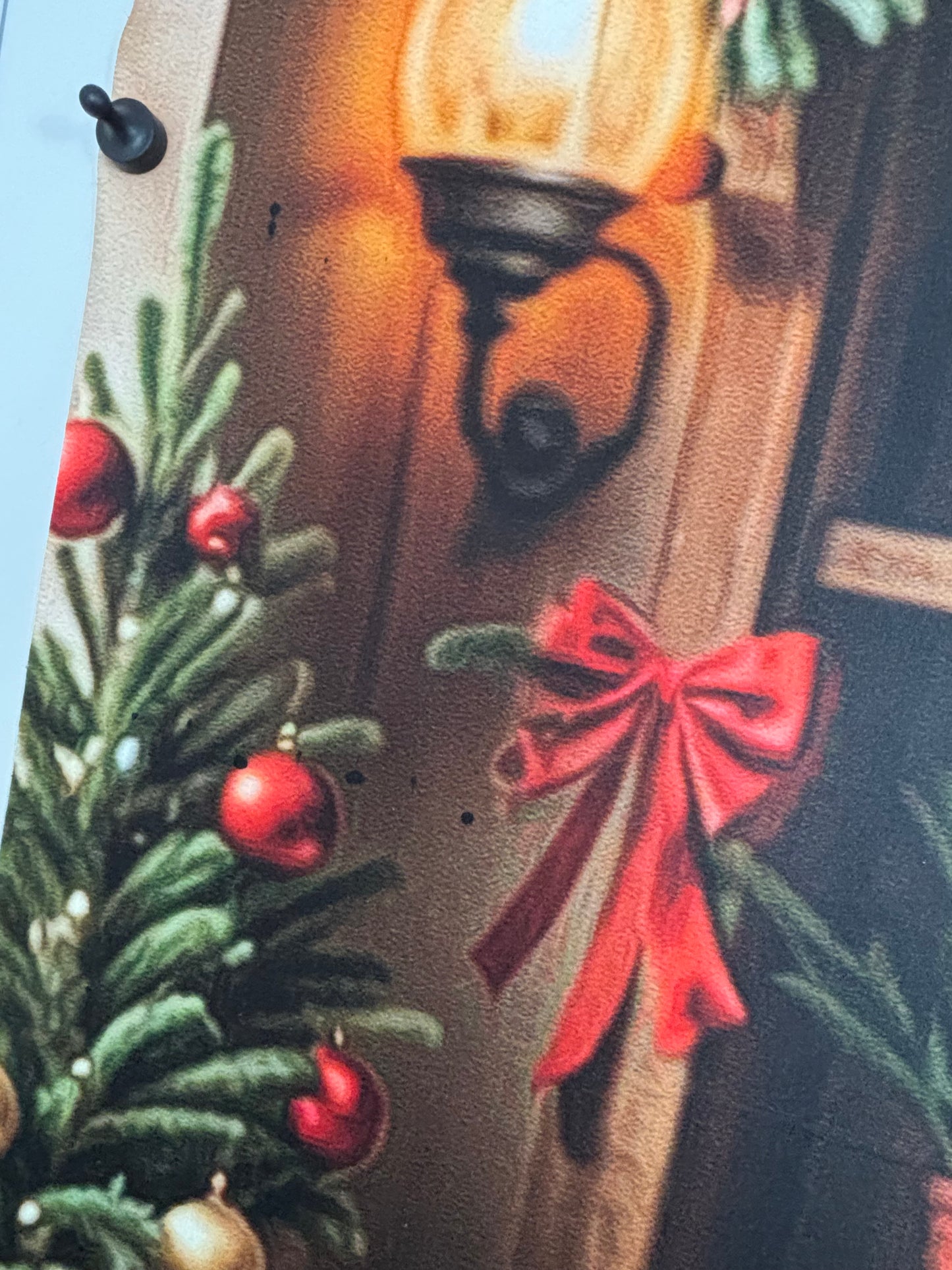 RTS The Christmas Bakehouse - 10x8' Value Luxe Fabric - Ink Spots - 60% Off