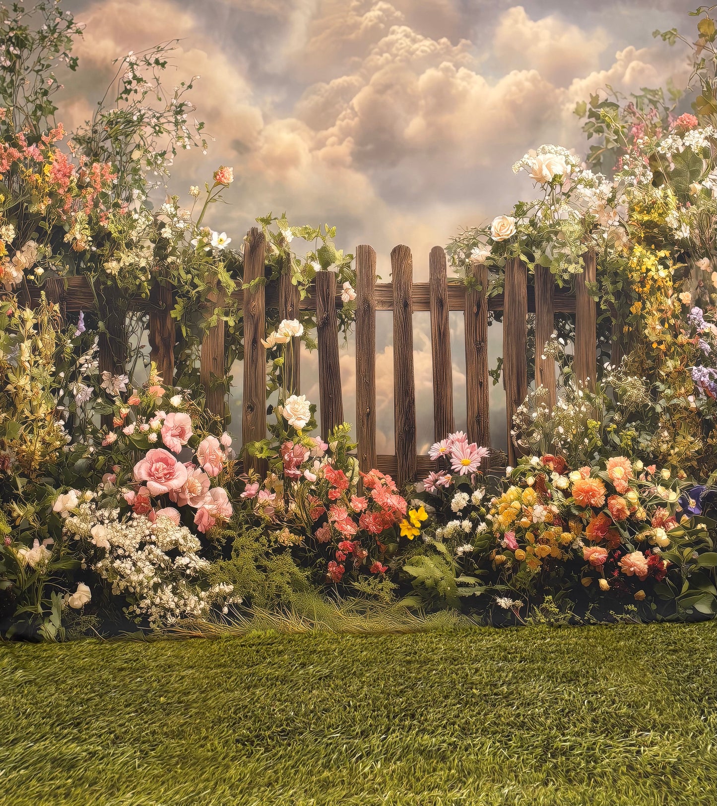 RTS Bloomside Meadow - 9x14' Wrinkle-Free Fabric - Dull Color - 60% Off