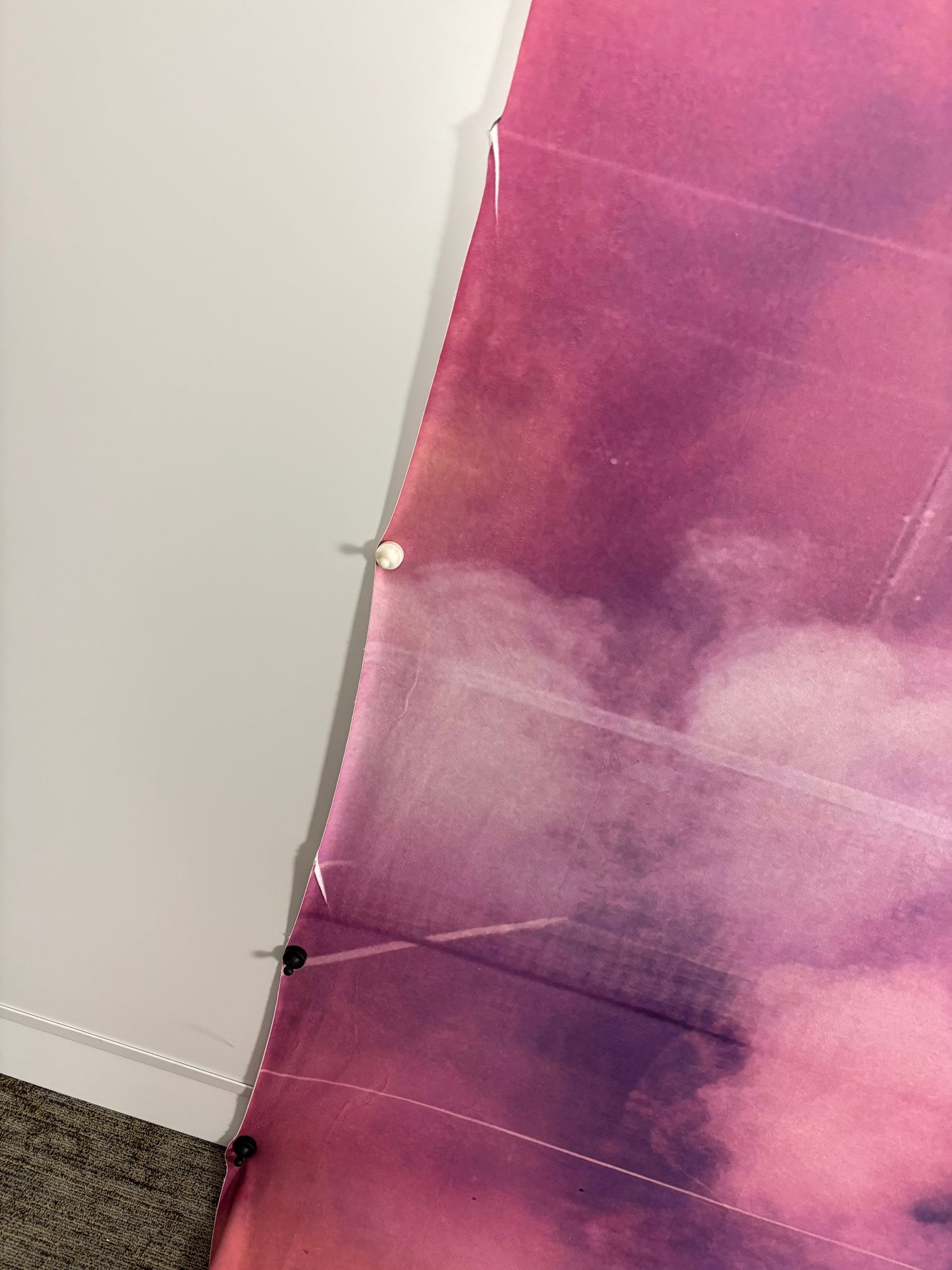 RTS Pastel Match - 9x15' Sweep - Value Luxe Fabric - Tiny Hole/Creases At Edge - 60% Off