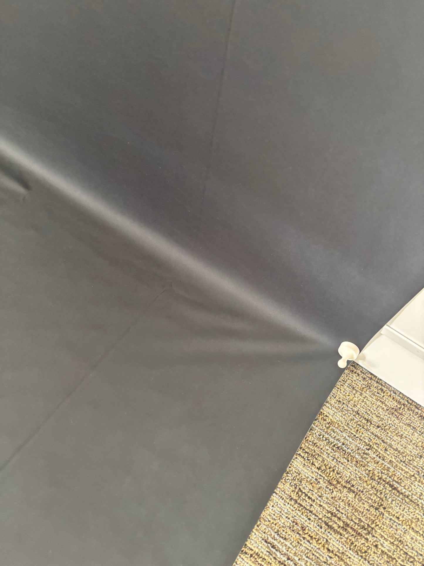 RTS Deep Thunder Gray- 8x12' Sweep Wrinkle-Free Fabric - Light Spot - 60% Off