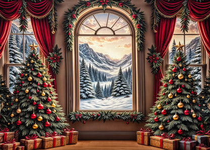 RTS Snowfall Symphony Room - 10x7.5' Essential Stretch SEG- Silicone for OG Lite System - Bad Crop/bottom cut off - 60% Off - 2 available