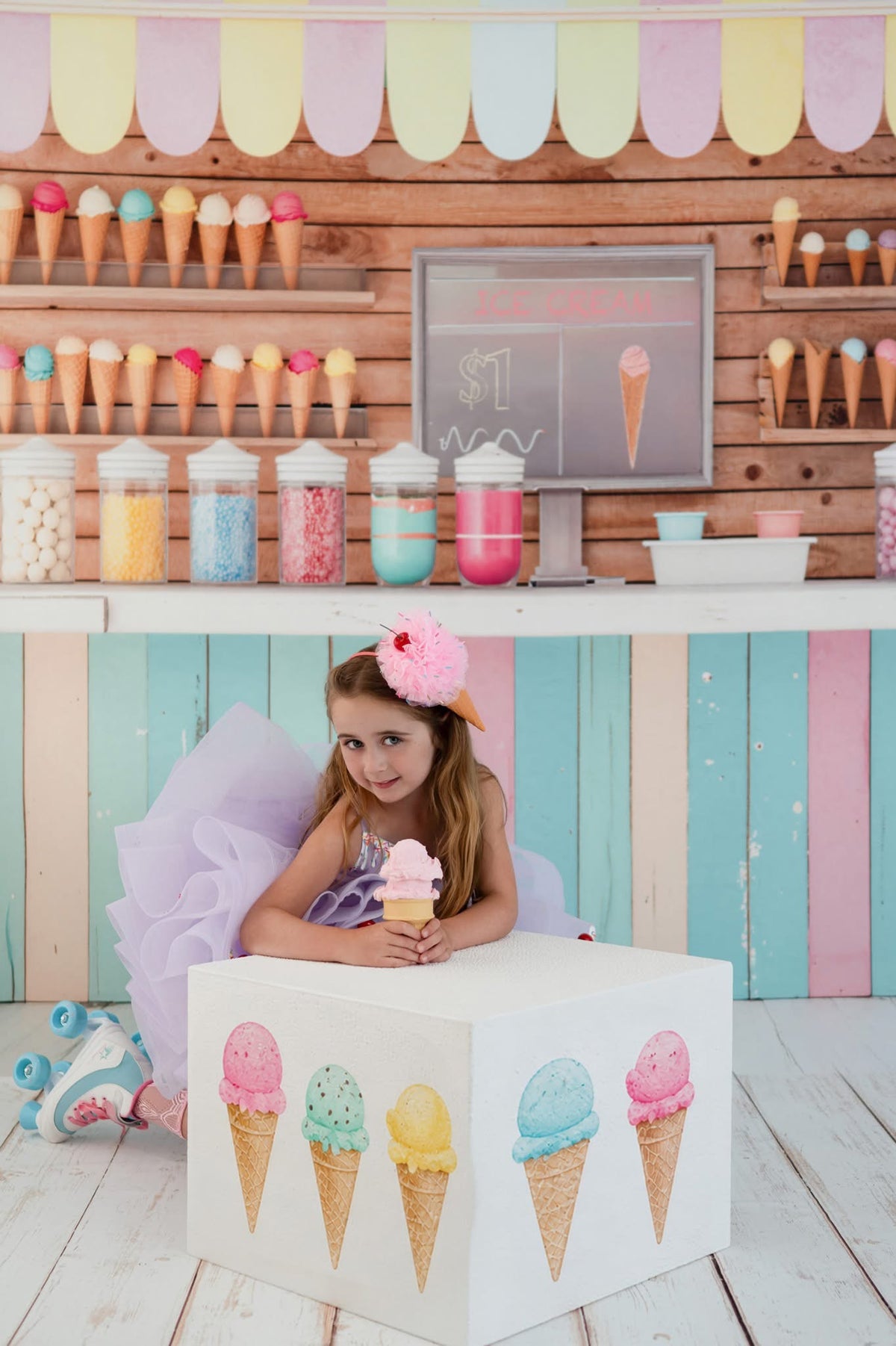 Pastel Scoop Shop - With Sweep Option