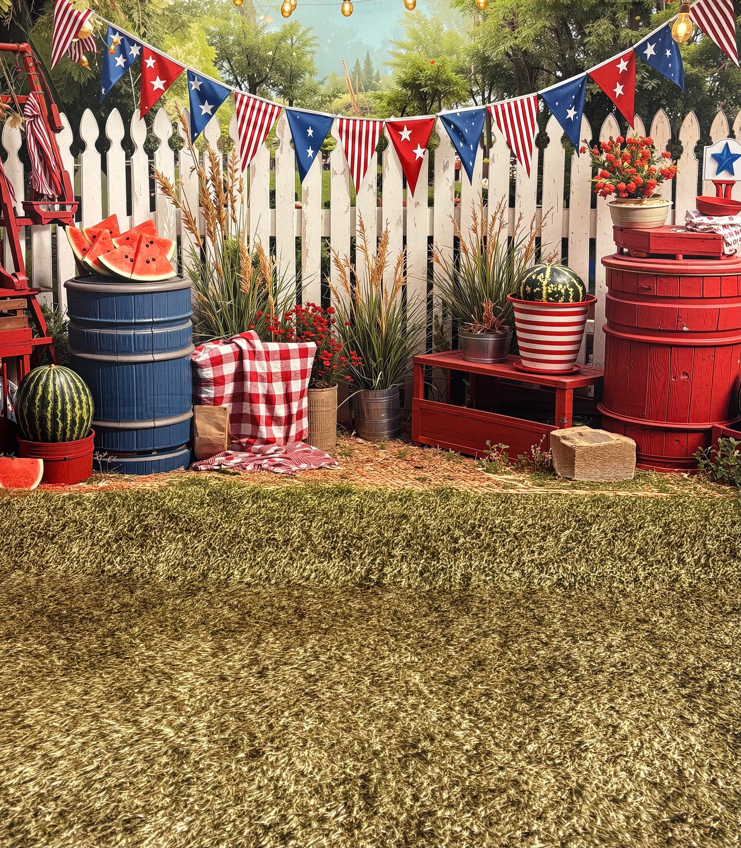 RTS Stars & Stripes Social - 8x10.5' Sweep Value Luxe - 8x12' Printed Short On Top - 70% Off