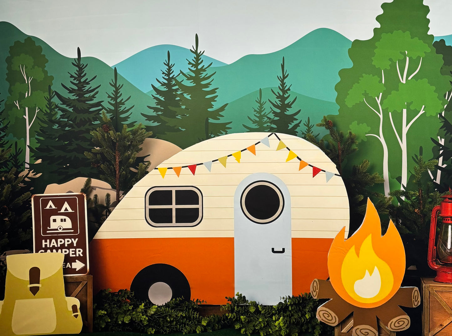 RTS Cool Little Camper- 8x6' Wrinkle-Free Fabric - Slightly Dark - 60% Off