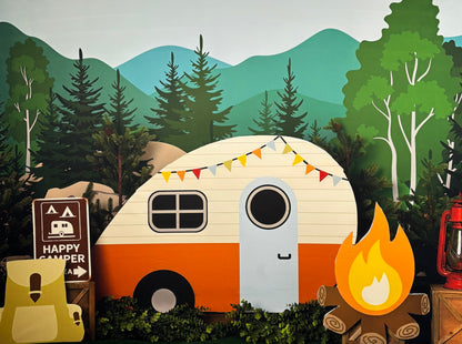 RTS Cool Little Camper- 8x6' Wrinkle-Free Fabric - Slightly Dark - 60% Off