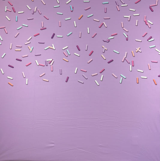 RTS Violet Candy Confetti - 8x8' Value Luxe - White Spots Throughout - 60% off