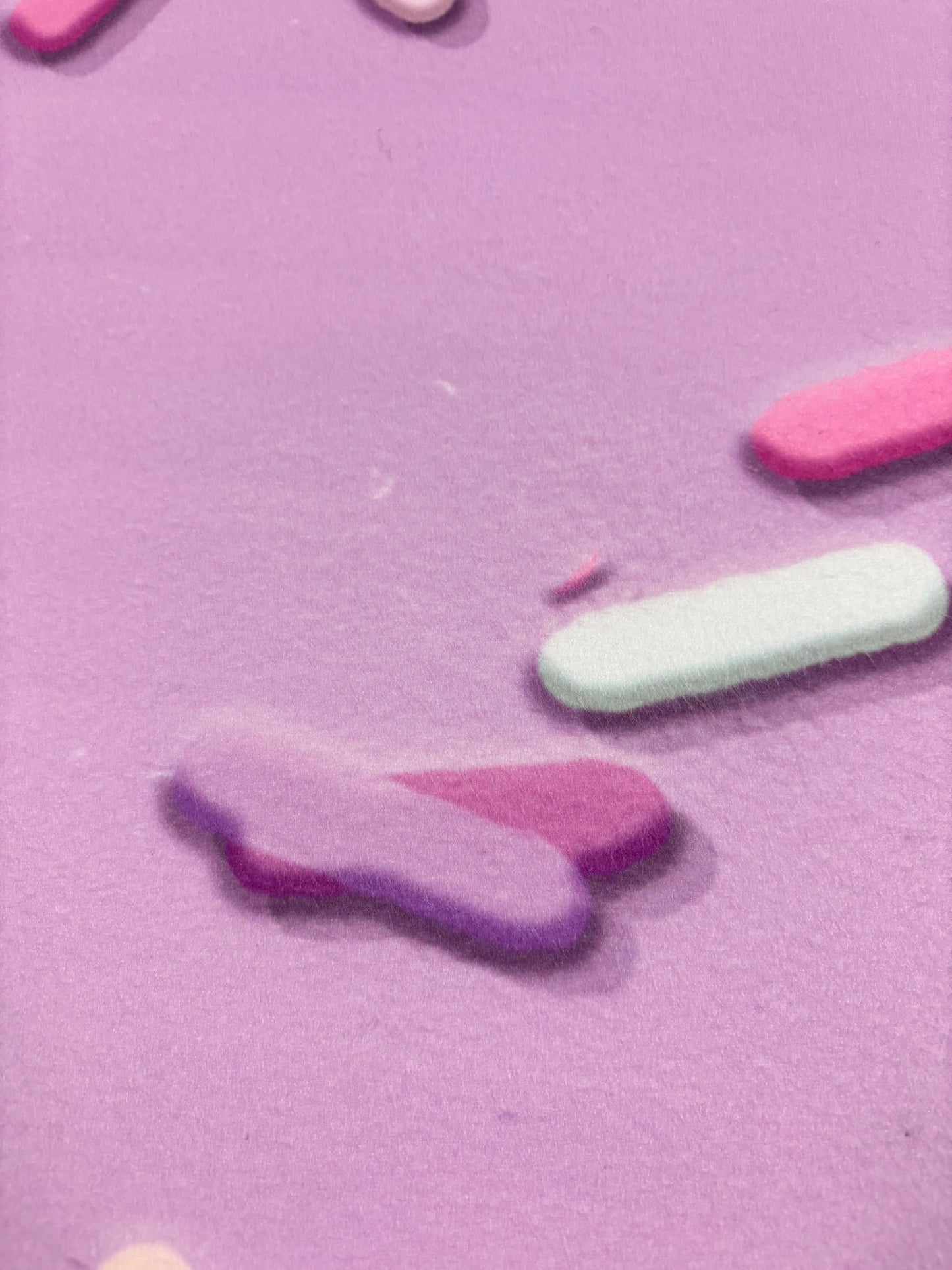 RTS Violet Candy Confetti - 8x8' Value Luxe - White Spots Throughout - 60% off