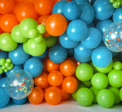 RTS Dino Balloon Wall - 12x8' Essential Stretch - Banding - 60% Off