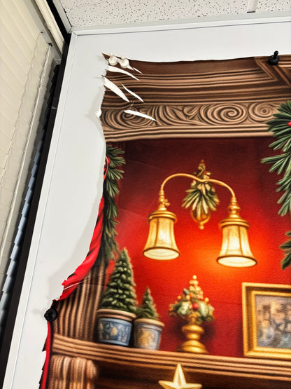 RTS Holiday At Hawthorne Hall - 10x8' Value Luxe Fabric - Bad Crop/Folds - 60% Off