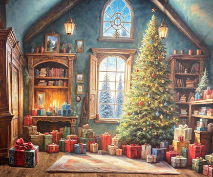 RTS Santa's Toy Land - 10x8' Value Luxe Fabric - Bad Crop/Seam - 60% Off