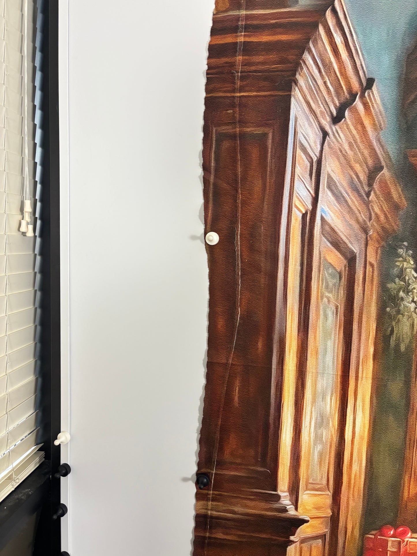 RTS Santa's Toy Land - 10x8' Value Luxe Fabric - Bad Crop/Seam - 60% Off