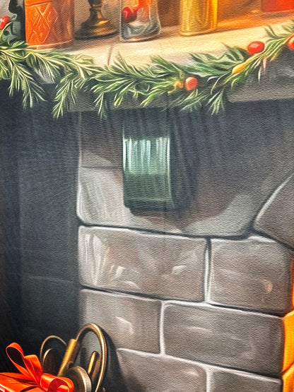 RTS Festive Fireside Baking - 12x8' Wrinkle-Free Fabric - Banding -  60% Off