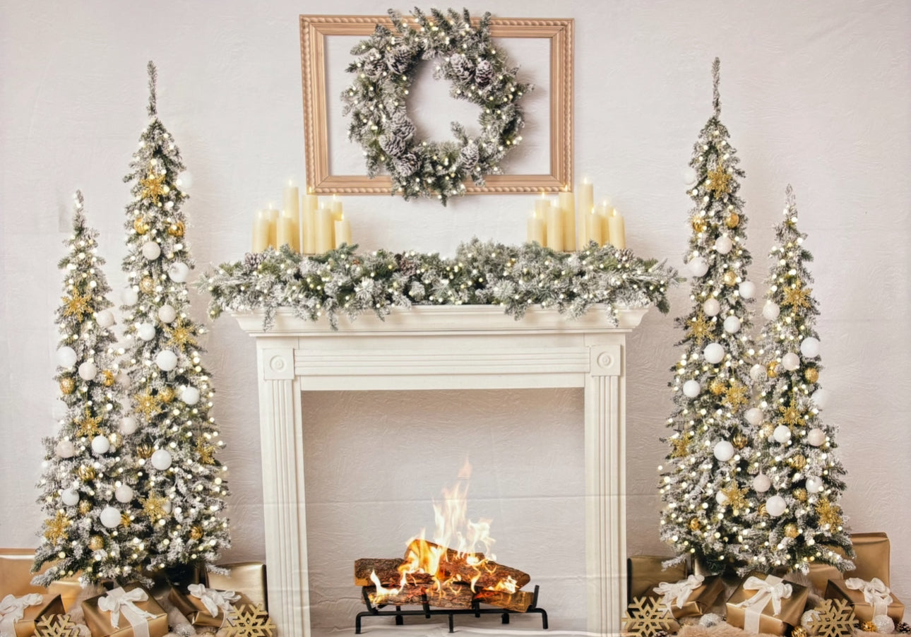 RTS Simple Christmas Mantle - 10x7' Value Luxe - Pink Tint/Banding - 60% Off