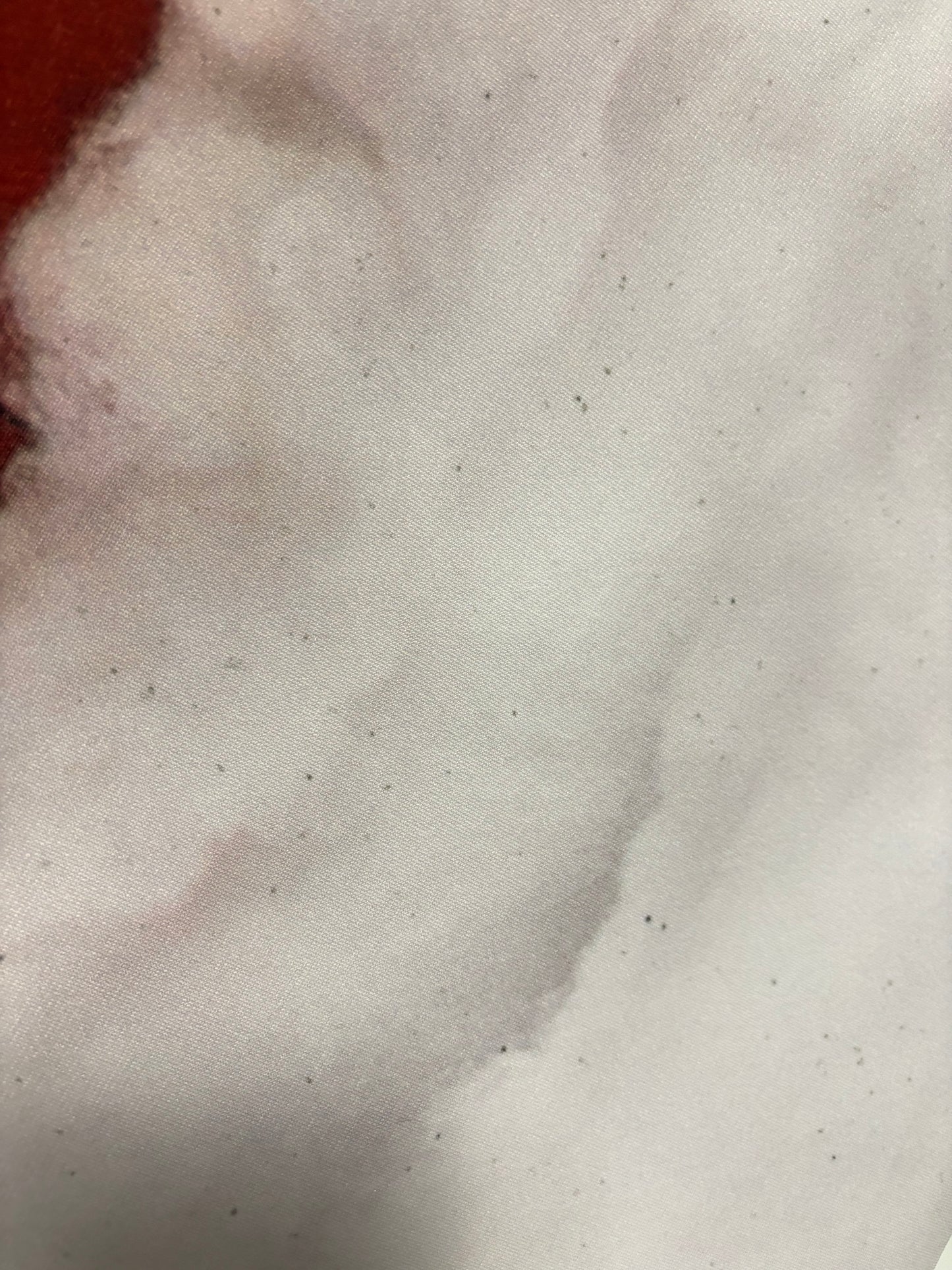 RTS Fancy Red Barn Doors - 10x7' Wrinkle-Free Fabric - Ink Marks - 60% Off