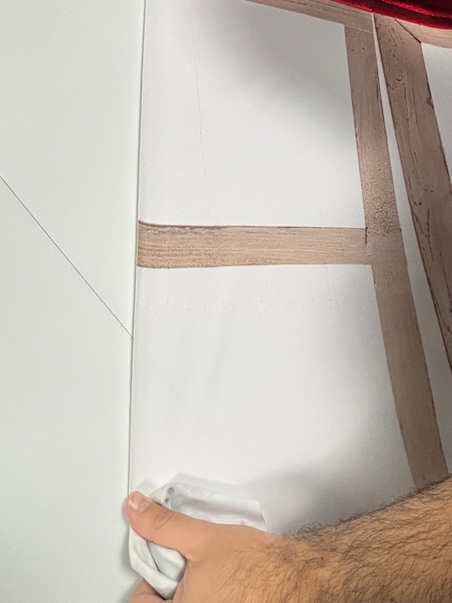 RTS Glowing White Christmas - 12x8' Wrinkle-Free Fabric - Ink Splatters - 60% Off