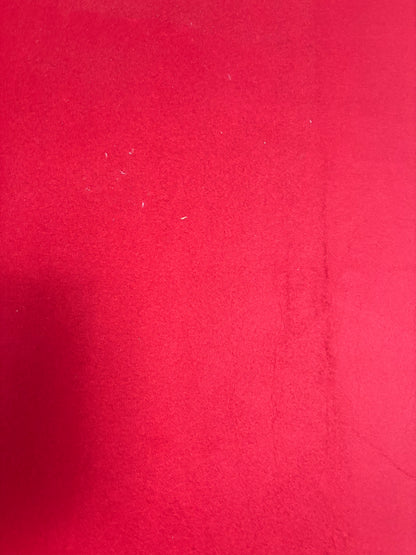 RTS Deep Red - 8x8' Fleece - Dirty/Folds/Creases - 60% Off