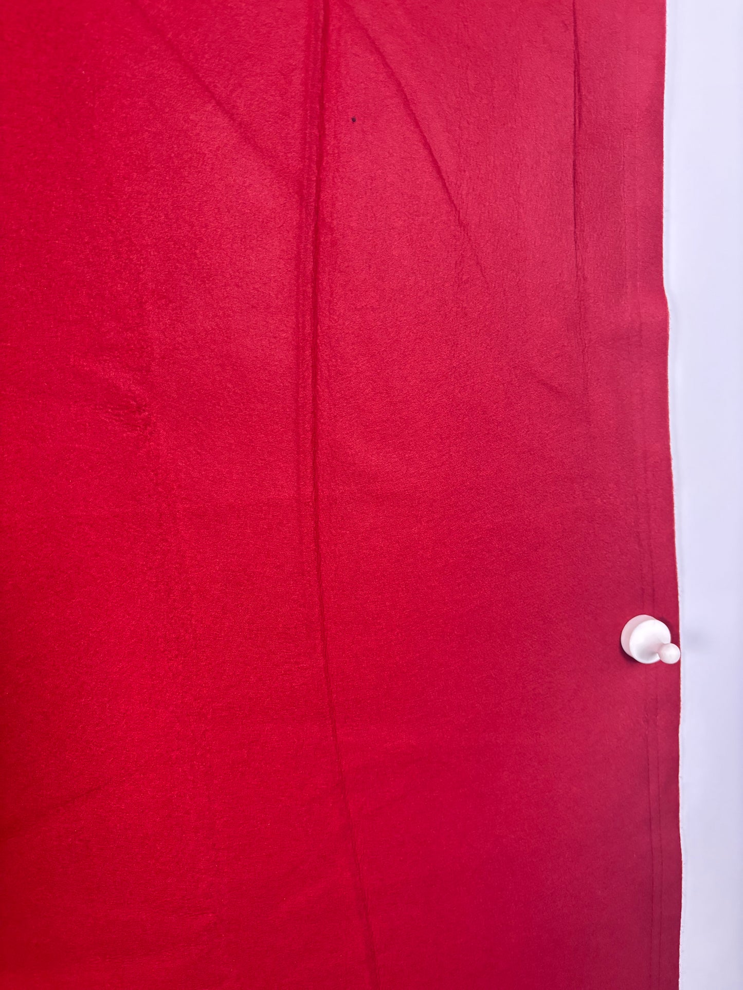 RTS Deep Red - 8x8' Fleece - Dirty/Folds/Creases - 60% Off
