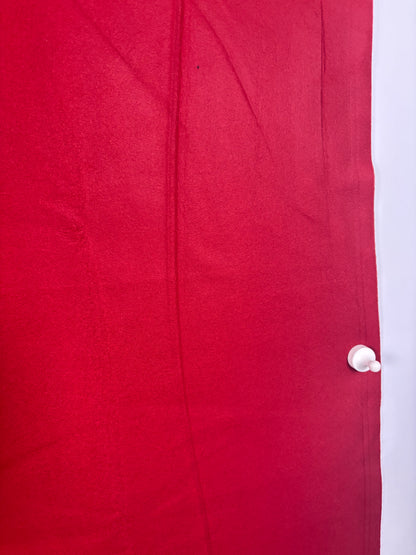RTS Deep Red - 8x8' Fleece - Dirty/Folds/Creases - 60% Off
