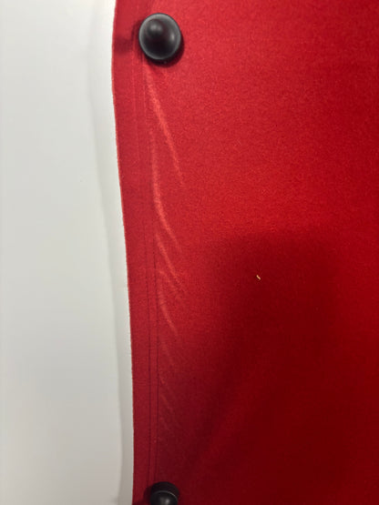 RTS Deep Red - 8x8' Fleece - Dirty/Folds/Creases - 60% Off