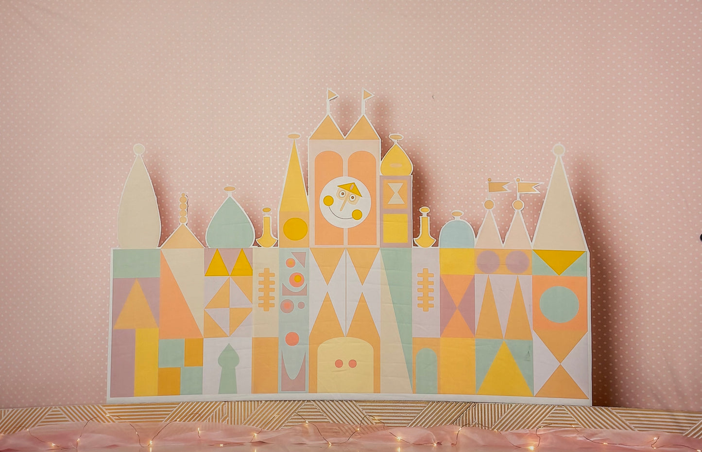 RTS Castle Block Party - 90x60" Wrinkle-Free Fabric - Banding/Dirt - 60% Off