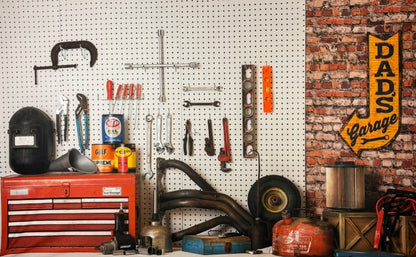 RTS Dad's Garage - 9x6' Value Luxe Fabric - Perfect - 50% Off