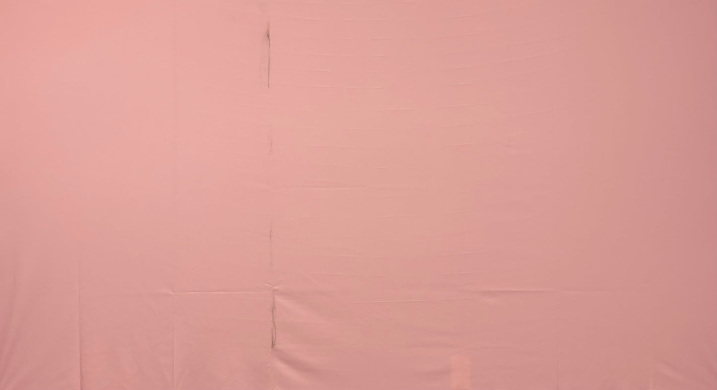 RTS Petal Pink - 5x9' Sweep Wrinkle-Free Fabric - Banding/Dirty - 60% Off