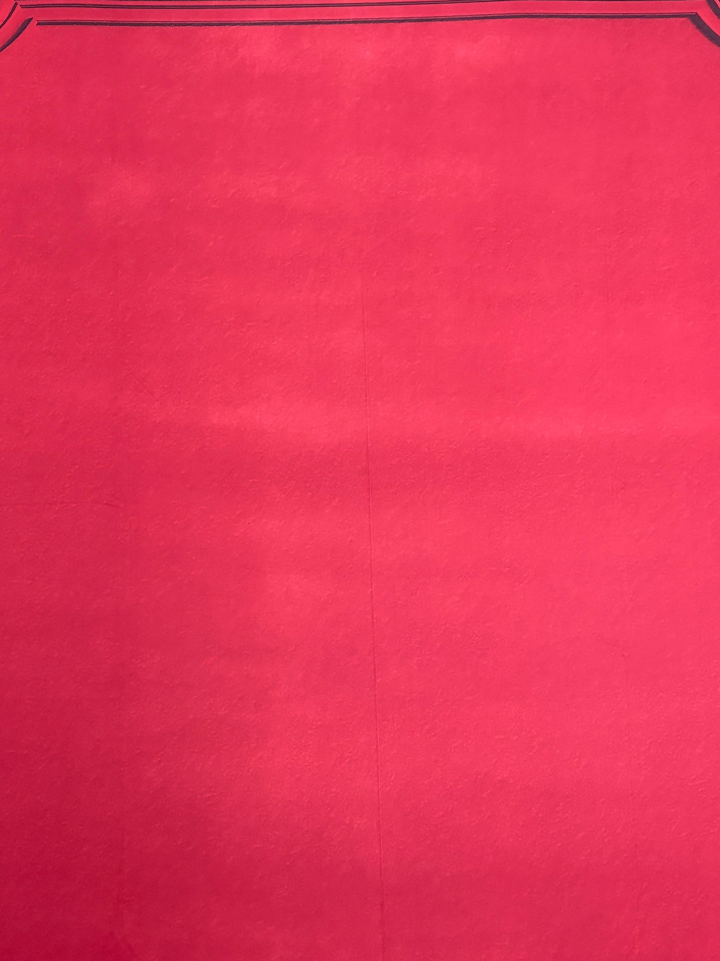 RTS Classic Red Wainscoting Wall - 10x15' Wrinkle-Free Fabric Sweep - Banding - 60% Off