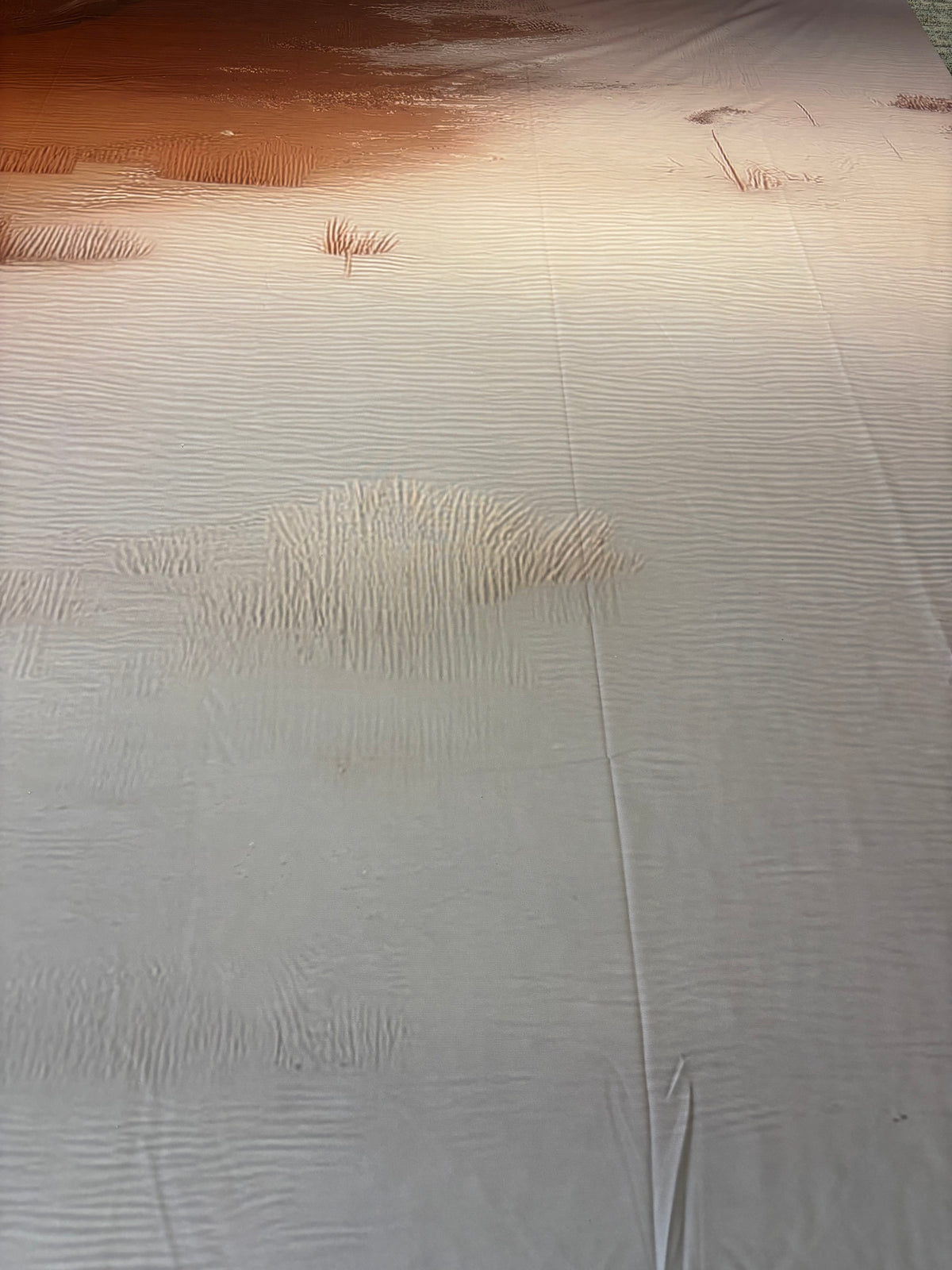 RTS Christmas Barn Glow - 9x14' Sweep - Value Luxe Fabric - Slight Purple Tint On Floor - 60% Off