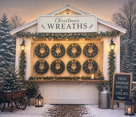 RTS Holiday Wreath Stand - 12x9' Value Luxe - Purple Tint - 60% Off
