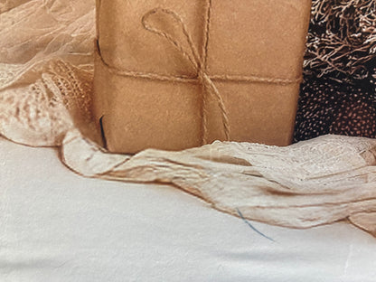 RTS Evergreen & Ivory - 10x8' Fleece - Warm/Ink Mark At Bottom - 60% Off