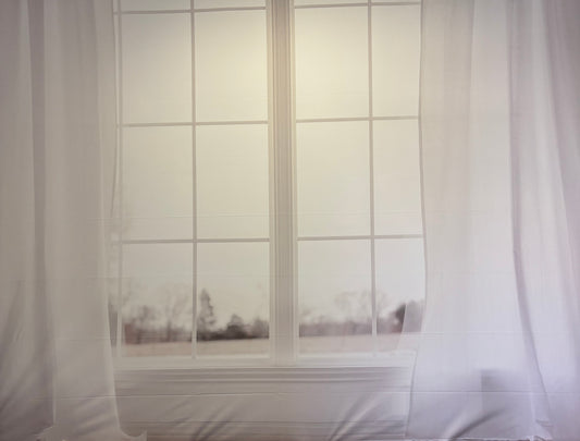 RTS Whimsical Window - 12x8' Wrinkle-Free Fabric - Banding - 60% Off