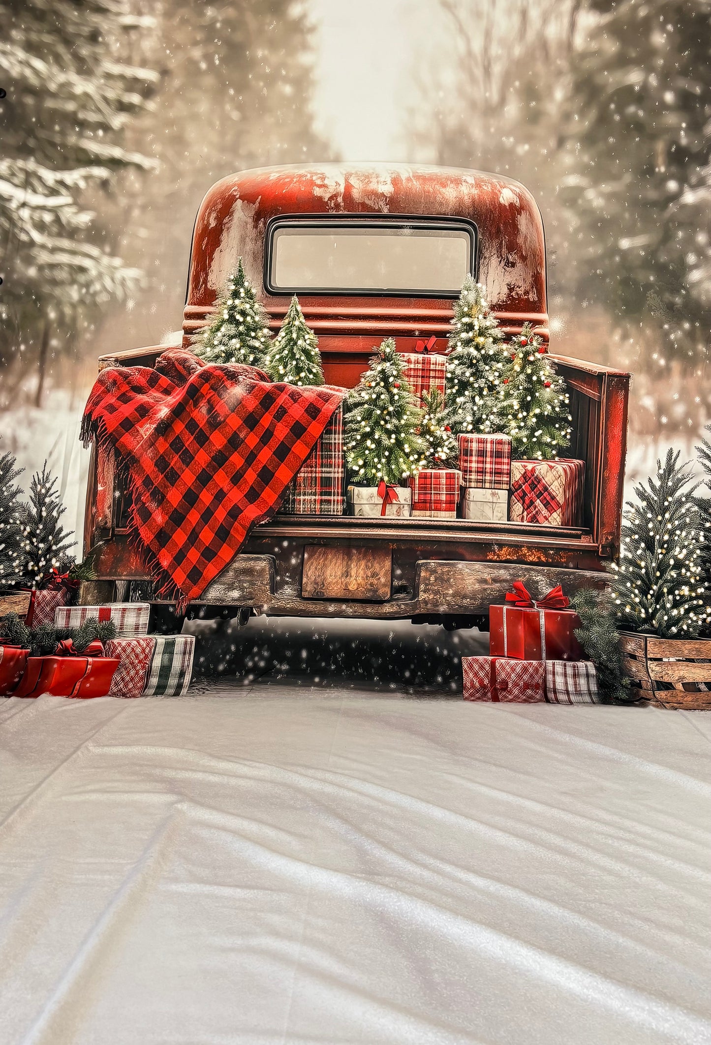 RTS Festive Pickup Truck - 8x15' Value Luxe Sweep - Hole/Wrinkles - 60% Off