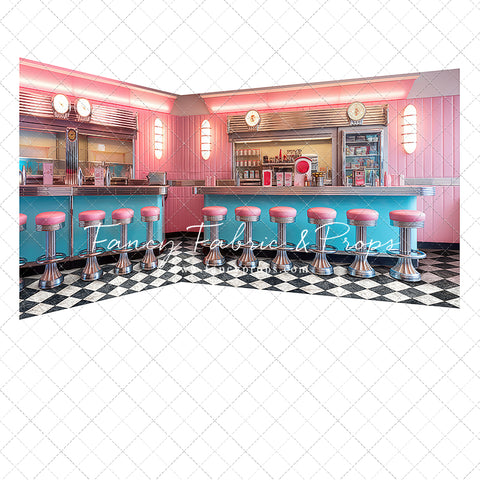 Rockin Retro Pastel Diner - 2 pc Room